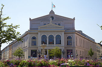 Staatstheater am Gärtnerplatz von außen.