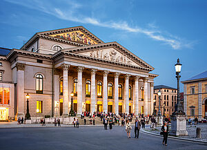 Nationaltheater in München von außen.